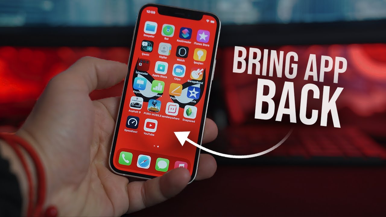 How To Add An App Back To Home Screen IPhone 2 Ways YouTube