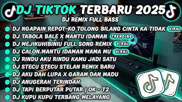 DJ TIKTOK TERBARU 2025-🎵DJ NGAPAIN REPOT-KO TOLONG BILANG CINTA KA TIDAK🎵DJ TABOLA BALE XCALON MANTU