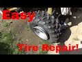 Seating a Difficult Tire Bead, Easy ATV and Tractor Tire Repair!