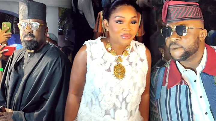 MOMENT KUNLE AFOLAYAN, ODUNLADE ADEKOLA &MERCY AIGBE STORM MUYIWA ADEMOLA MOVIE PREMIERE ORI REBIRTH