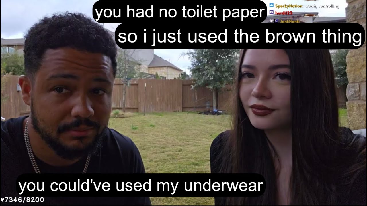 Katchii had a problem when she used Nick's bathroom