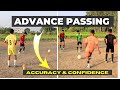 Advance Passing Drill Football || Team combination passing Drill ||