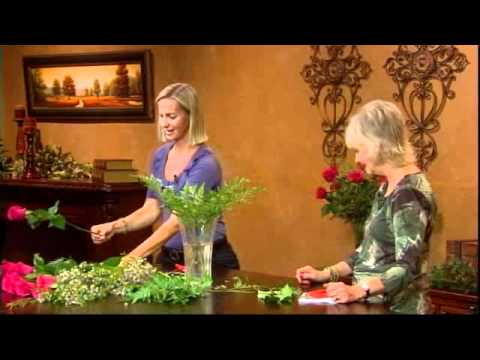 How To Create a Long Floral Centerpiece in Foam 