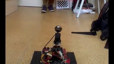 OpenCV color segmentation - BeagleBoard-xM + AtMEGA robot controll unit