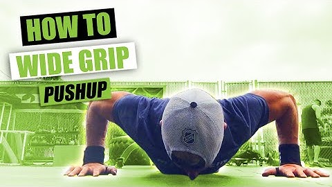 How To Do A WIDE GRIP PUSH UP | Exercise Demonstration Video and Guide