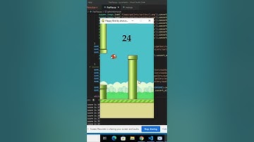 Flappy bird game created with python.