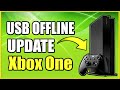 How to UPDATE XBOX ONE OFFLINE with USB & Fix Green Screen & Black Screen Errors (Easy Method!)