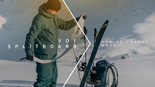 How To Change Mode VOY Splitboard -  HEAD