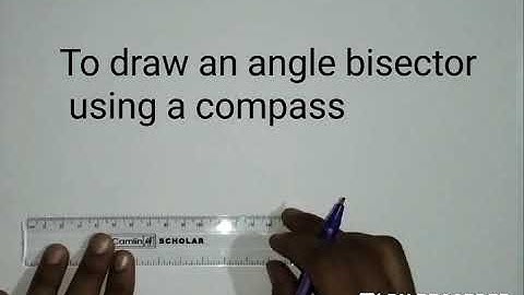 6th maths#To draw an angle ,To draw angle bisector