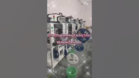 🏭 Chip Programming Facility Tour - Multiple Packages  #innovation #iot #bluetoothmodule  #bluetooth