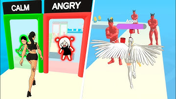 Bad Girl Run 👼❓😈 All Levels Gameplay Trailer Android,ios New Game