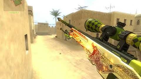 AWP Dragon Lore for Counter Strike Source
