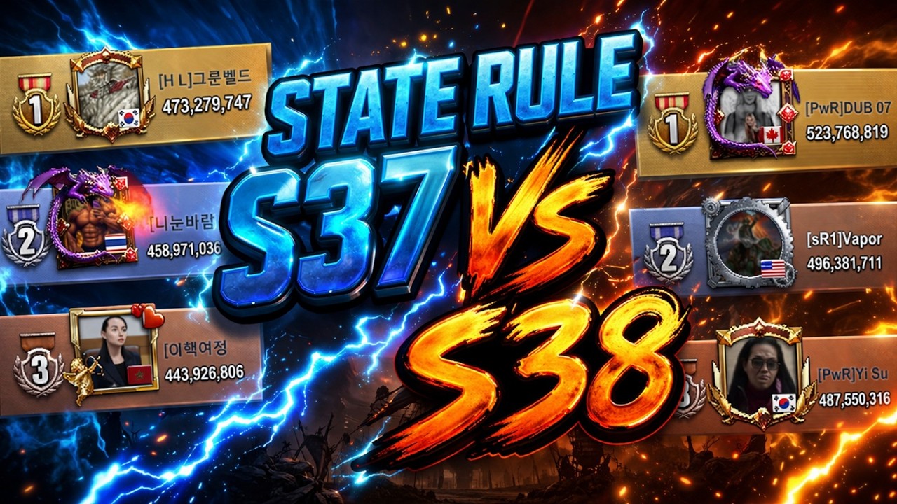 Last Z State Ruler State Rule S37 Vs S38 - Last Z Gameplay - YouTube