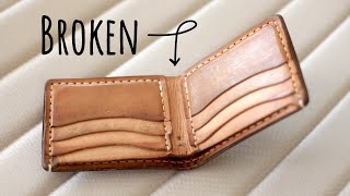 My Fault? His Luxury Shell Cordovan Wallet Fell Apart