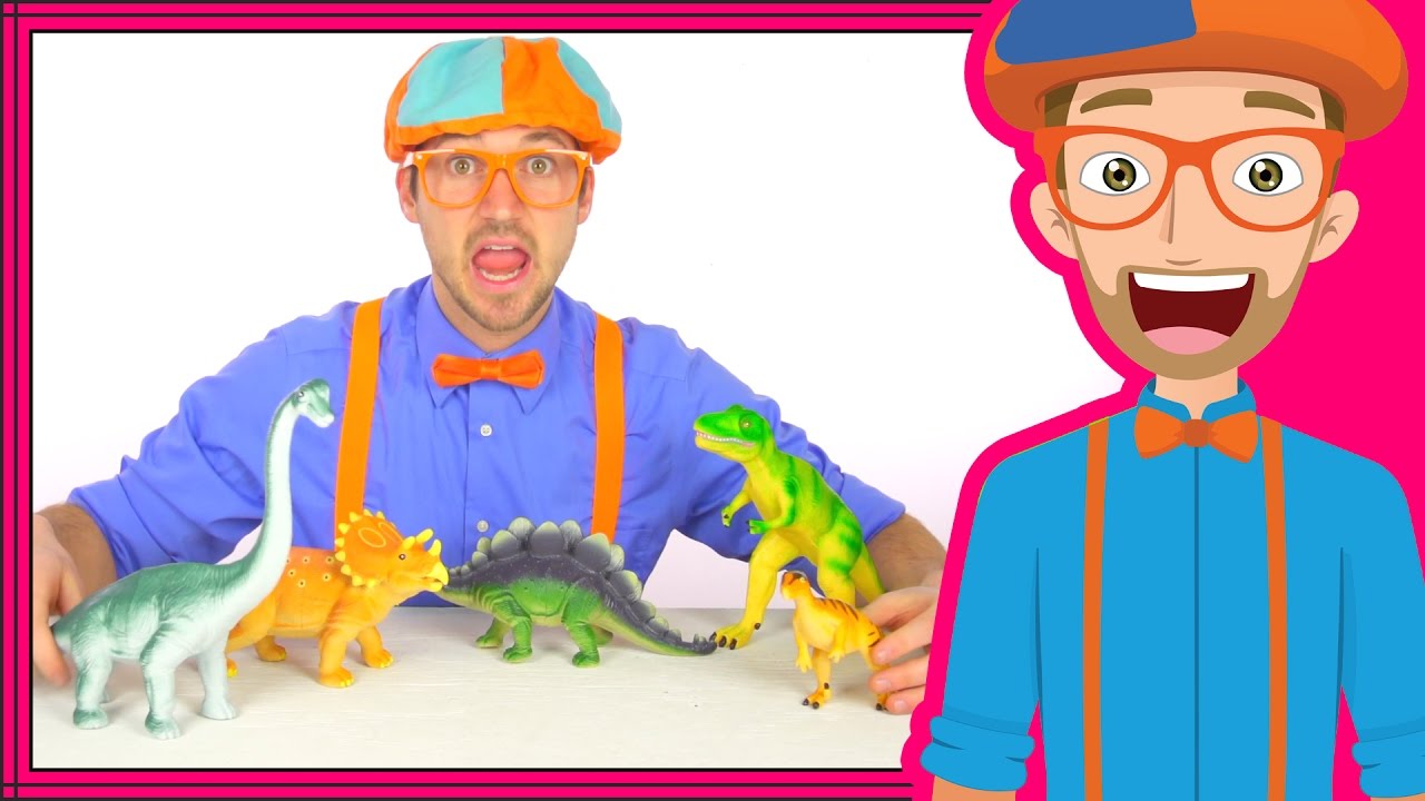 Dinosaurs for Kids with Blippi | Dinosaur Song and Toys