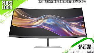 HP Series 7 Pro 738pu 37.5" IPS Black Monitor Launched With Thunderbolt 4 ports - All Details Here