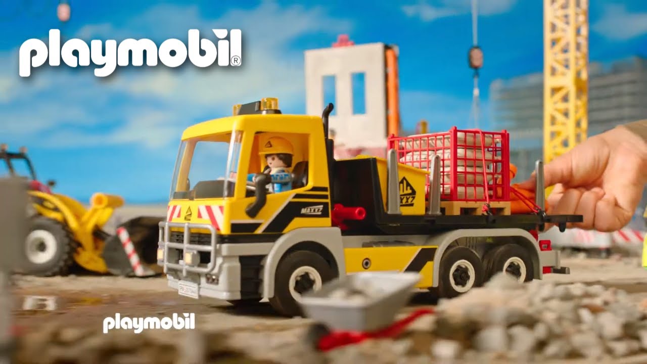 La construction 🚜PLAYMOBIL en Français 