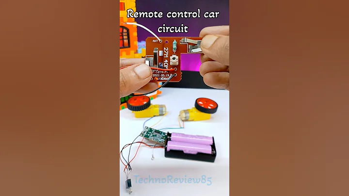Rc car remote control transmitter and receiver circuit #technoreview85