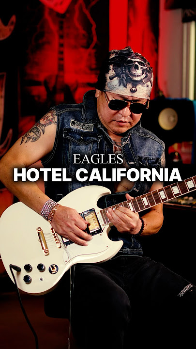 1 STRING SOLO - Hotel California by Eagles 🦅 #guitar #eagles #guitarsolo #fyp #viral #trending