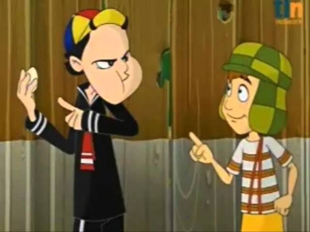 chaves em desenho pintando a vila parte 1