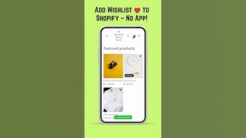 Free Shopify wishlist - No App (Code Available)