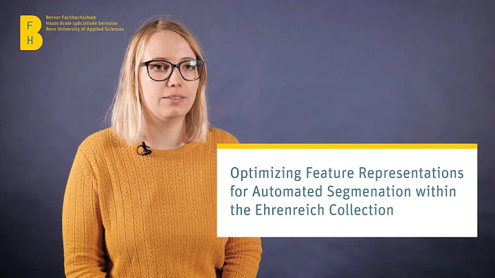 Michelle Schmid: Optimizing Feature Representation...