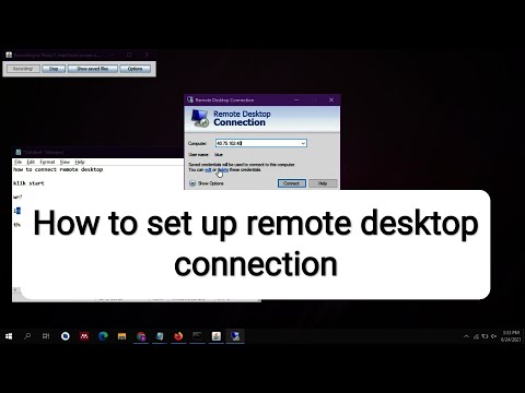 Video: Cara Menyambungkan Desktop Jauh