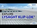 Lysaght kliplok concealed fixed roof system  tata bluescope steel  installation