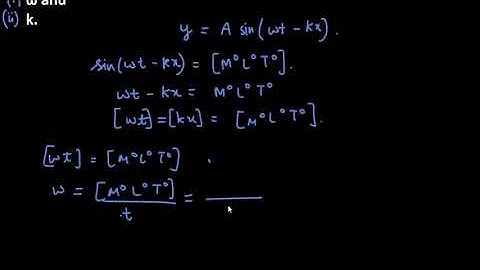 34.  The displacement of a progressive wave is represented by y = A sin(ωt - kx), where x is distanc