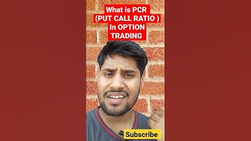 What is PCR (PUT CALL RATIO ) IN OPTION TRADING .#stockmarket #optionstrading