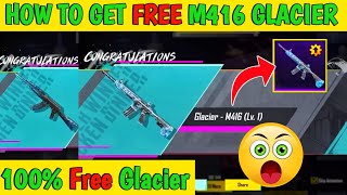 😍How to Get M416 Glacier FREE in Bgmi |Trick to Get m416 Glacier Free in Bgmi|Free M4 Glacier Trick