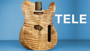 Modern Carve Tele Body - CNC Build