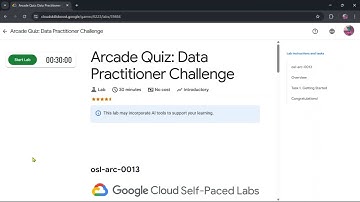 Arcade Quiz: Data Practitioner Challenge | #qwiklabs | #osl-arc-0013