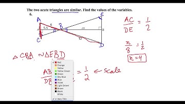 Similar Polygons   Solve Variables