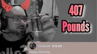 WingsofRedemption is 407 pounds | ChiGodd is back