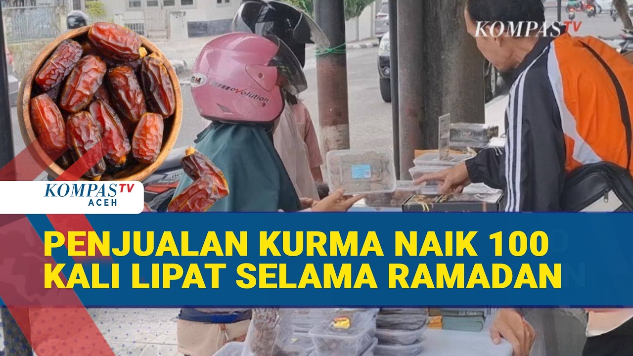 Ramadan Bawa Rezeki, Penjualan Kurma di Pangkalpinang Naik 100 Kali Lipat