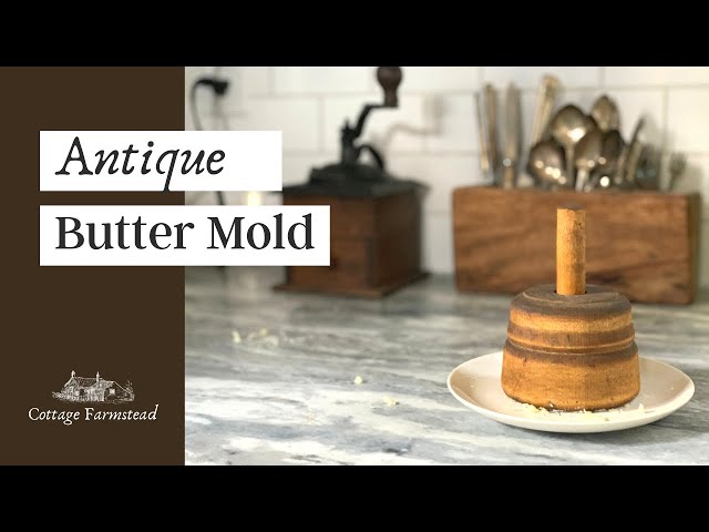 Can two millennials learn how to use an antique wood butter mold