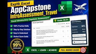 Exp19_Excel_AppCapstone_IntroAssessment_Travel | Pearson MyLab IT Appcapstone Excel Project