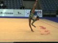 Liubov Charkashyna ribbon 2010 portimao world cup