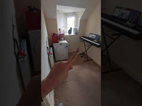 Video 1: Boxes and piano will be moved, working fridge can be moved too