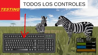 TODOS LOS CONTROLES DEL TESTING A DE WILD SAVANNAH - ROBLOX GAMEPLAY ESPAÑOL 2020