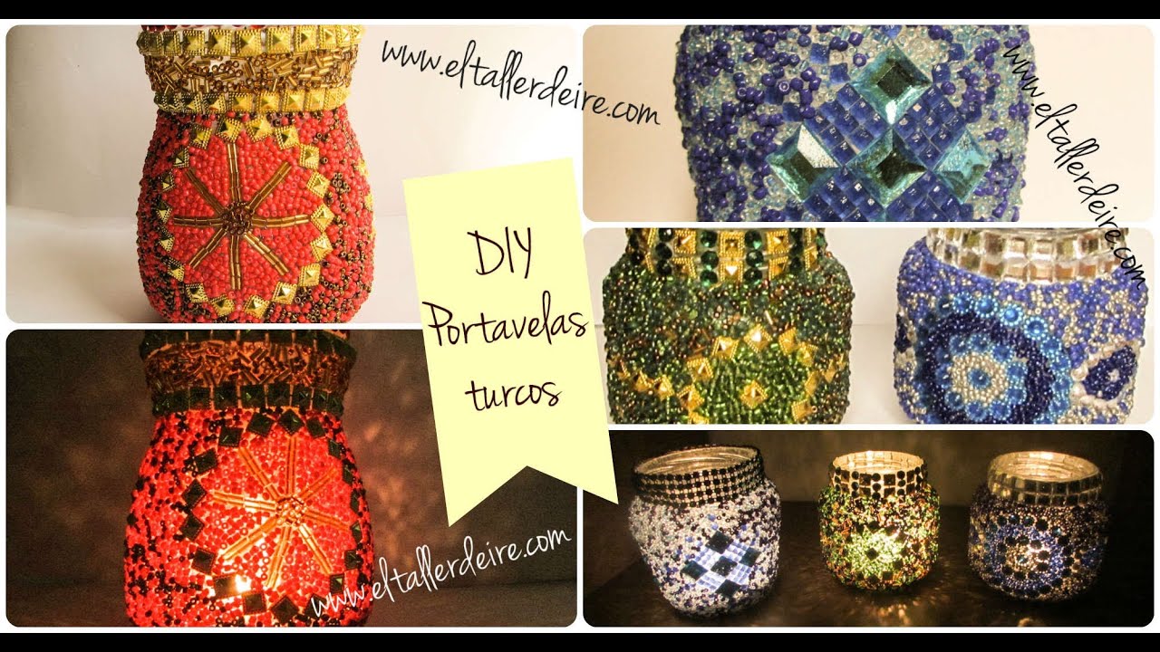 Portavelas turcos: proceso de elaboración