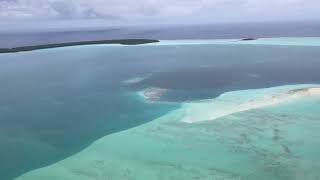 #PolinésiaFrancesa O Brando | Vistas deslumbrantes do atol de Tetiroa a partir do voo de um pássaro.