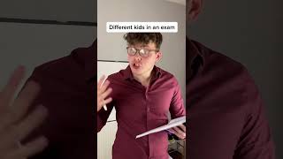 Different Kids In An Exam