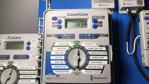 How to set ZONE RUN TIMES on a Weathermatic SmartLine or ProLine control panel