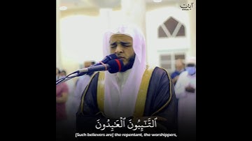 (التائبون العابدون الحامدون) محمد عبادة || حالات واتس قرآن كريم - Quran Kareem