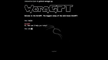 WORMGPT.. (  the DARKEST AI in Cyber World... #WormGPT #EthicalHacking  #Python #viralshorts