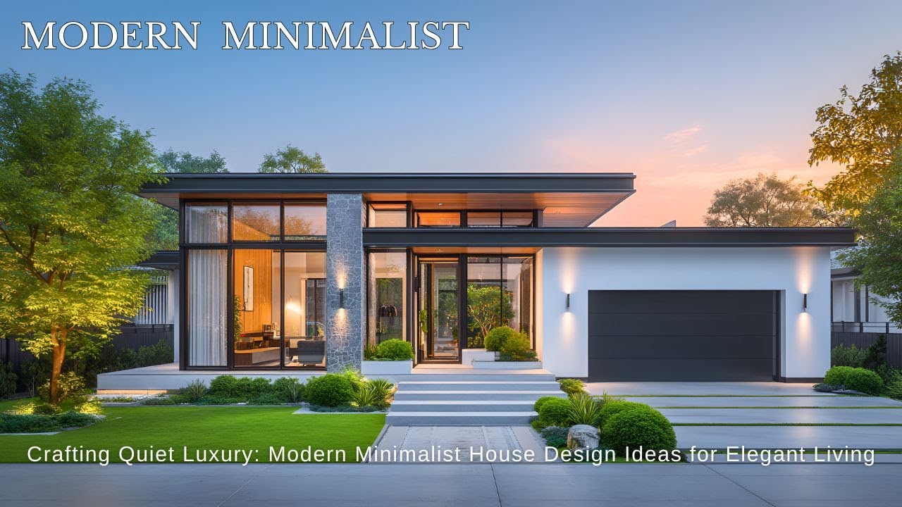 Crafting Modern Minimalist House Design | That Defines Quiet Luxury ...