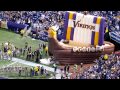 The Minnesota Vikings are introduced...and so are the Detroit Lions