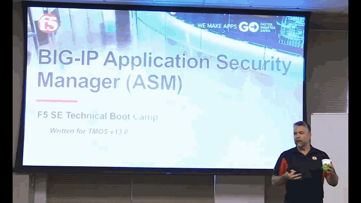 F5 3-day Partner Boot Camp - BIG-IP ASM Lesson 1